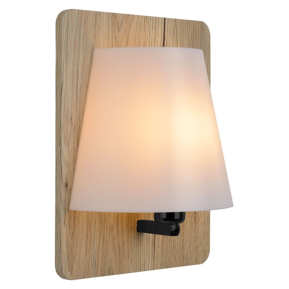 Applique murale Lucide IDAHO Bois foncé, 1 lumière main product photo