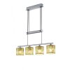 Suspension Trio GARDA Nickel mat, 4 lumières