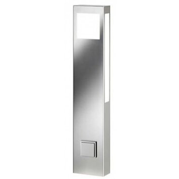 Paulo Eclairage de chemin Luminaires CMD couleur acier inoxydable, 1 lumière