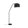 Lampadaire Trio Leuchten TRACY Noir, 1 lumière