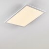 Plafonnier Salmi LED Aluminium, Blanc, 1 lumière