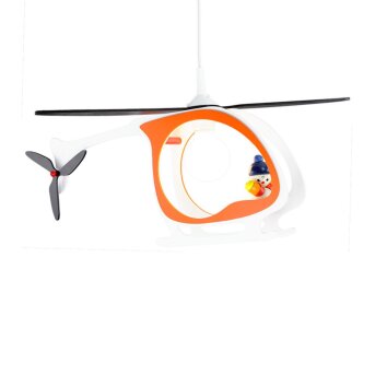 Suspension Elobra JOE Orange, Blanc, 1 lumière