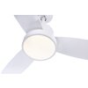 Ventilateur Globo RAMONA LED Blanc, 1 lumière, Télécommandes