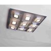 Plafonnier Bopp FRAME LED Aluminium, 9 lumières