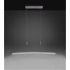 Suspension Paul Neuhaus JANINA LED Acier inoxydable, 1 lumière