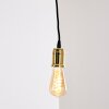 Suspension Lemone Noir doré, 1 lumière