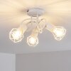 Plafonnier Baripada Blanc, 3 lumières