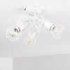 Plafonnier Baripada Blanc, 3 lumières