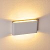 Applique murale d'extérieur Tinglev LED Blanc, 2 lumières