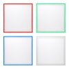 Panneau encastrable Brilliant Lanette LED Blanc, 1 lumière, Télécommandes, Changeur de couleurs