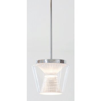 Suspension Serien Lighting ANNEX LED Aluminium, Transparent, 1 lumière