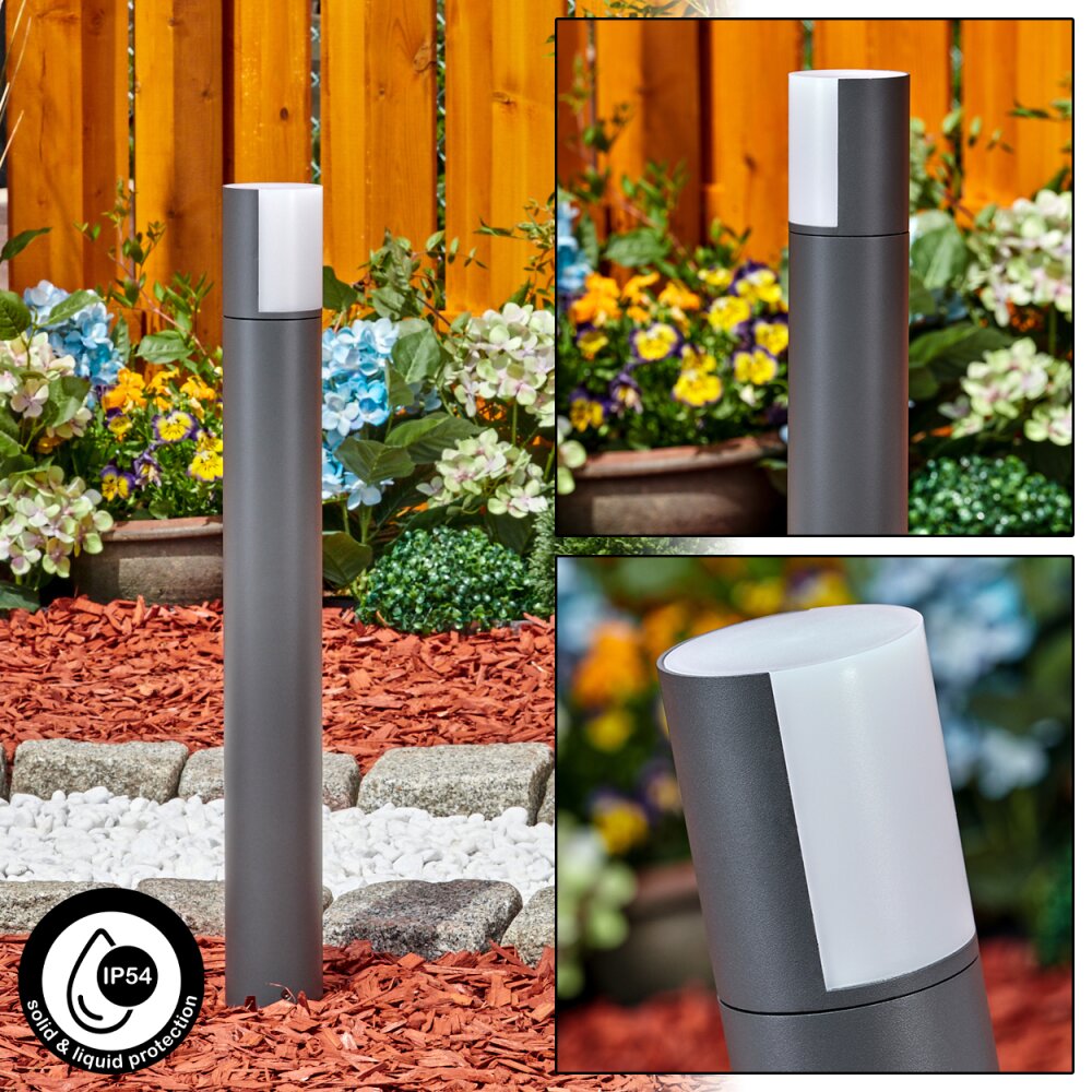 Borne lumineuse Baulund LED Anthracite, 1 lumière main product photo
