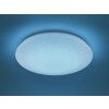 Plafonnier Trio Leuchten WiZ NALIDA LED Blanc, 1 lumière, Télécommandes, Changeur de couleurs