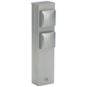 2200 Prises électriques d\'extérieur Luminaires Albert Leuchten couleur acier inoxydable