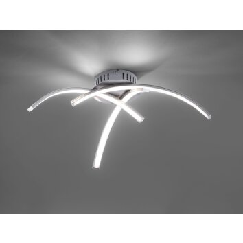 Plafonnier Leuchten-Direkt VALERIE LED Acier inoxydable, 3 lumières