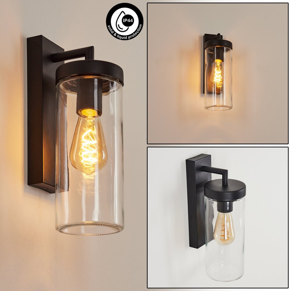 Applique murale d'extérieur Alegcirasn Noir, 1 lumière main product photo