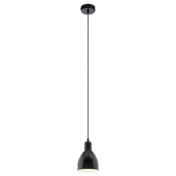 Lampe suspendue Eglo PRIDDY Noir, Blanc, 1 lumière