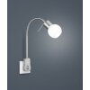 Applique murale Trio-Leuchten Fred LED Nickel mat, 1 lumière