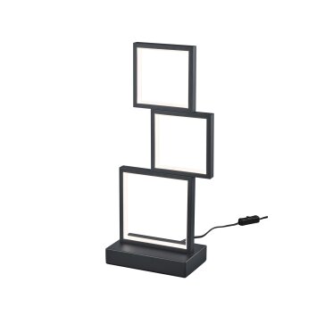 Lampe de table Trio Sorrento LED Noir, 1 lumière