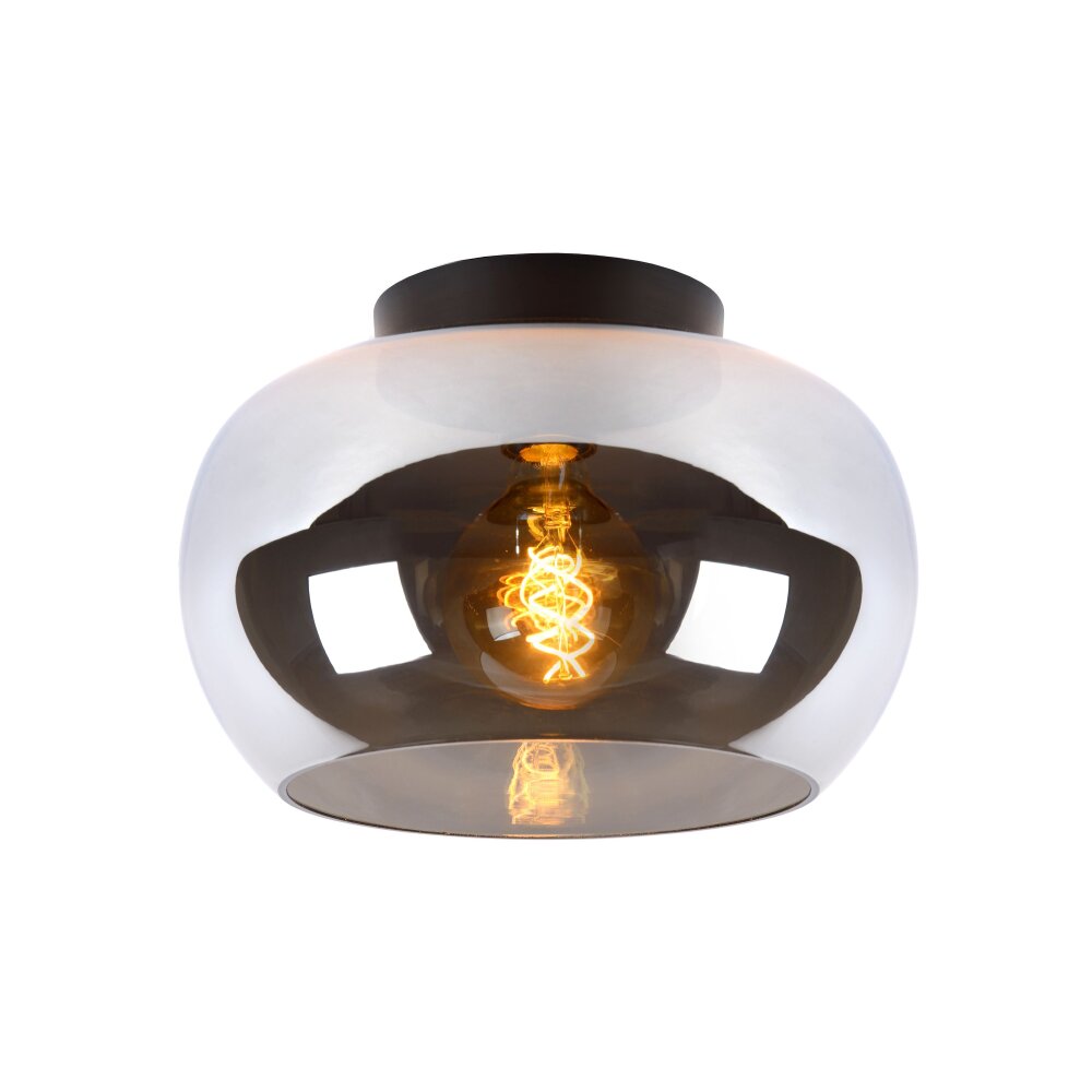 Plafonnier Lucide JUDI Gris, 1 lumière main product photo