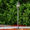 Lampadaire extérieur Lentua Noir, 1 lumière