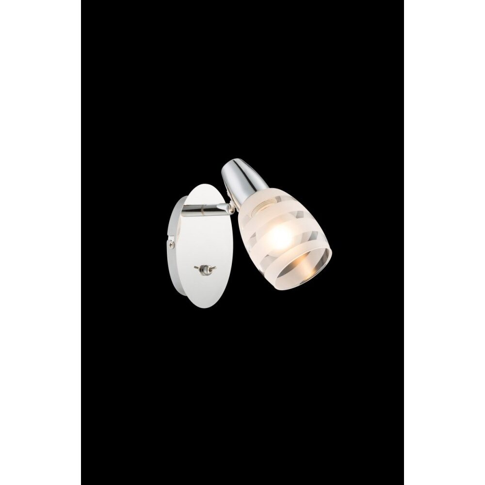 Spot mural Globo Chrome, 1 lumière main product photo