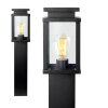 Borne lumineuse KS Verlichting Jersey Noir, 1 lumière