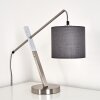 Lampe à poser Huemoz Nickel mat, 1 lumière