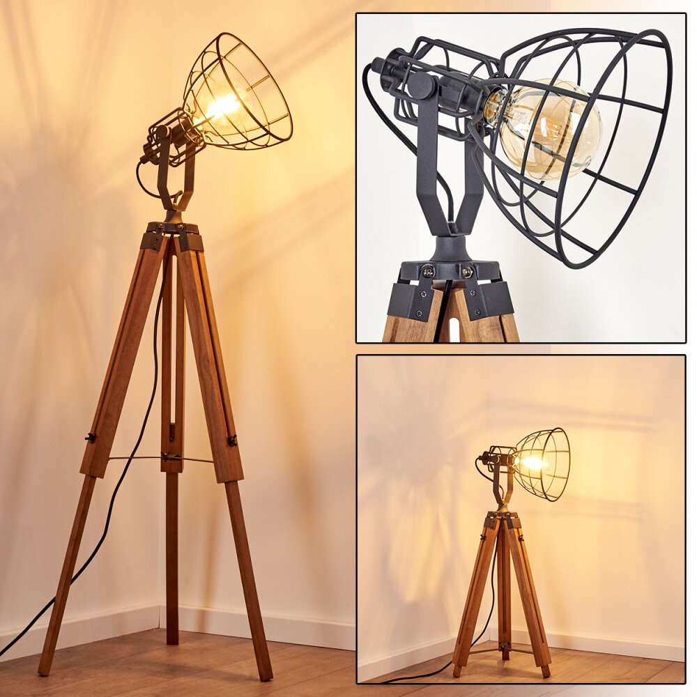 Lampadaire Cetona Bois clair, 1 lumière main product photo