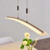 Suspension Delaware LED Argenté, 1 lumière