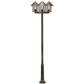 Lampadaire Albert 42 Brun, Laiton, 3 lumières