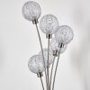 Lampadaire Bernado Nickel mat, 6 lumières Lampadaire Bernado Nickel mat, 6 lumières