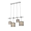 Suspension Reality PADME Nickel mat, 4 lumières