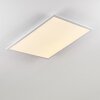 Plafonnier Salmi LED Aluminium, Blanc, 1 lumière