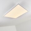 Plafonnier Salmi LED Aluminium, Blanc, 1 lumière