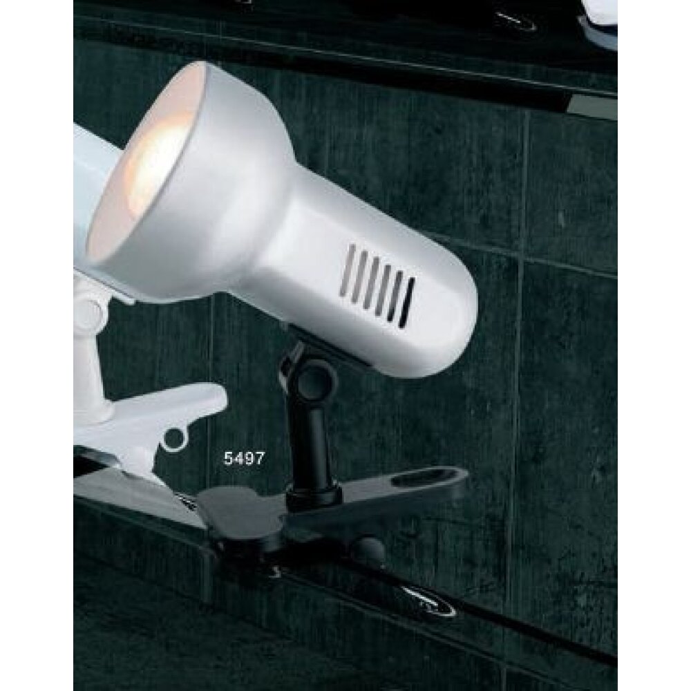Lampe à pince Globo BASIC Argenté, 1 lumière main product photo