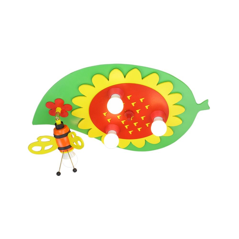 Plafonnier Elobra BLATT HUMMEL Multicolore, 4 lumières main product photo