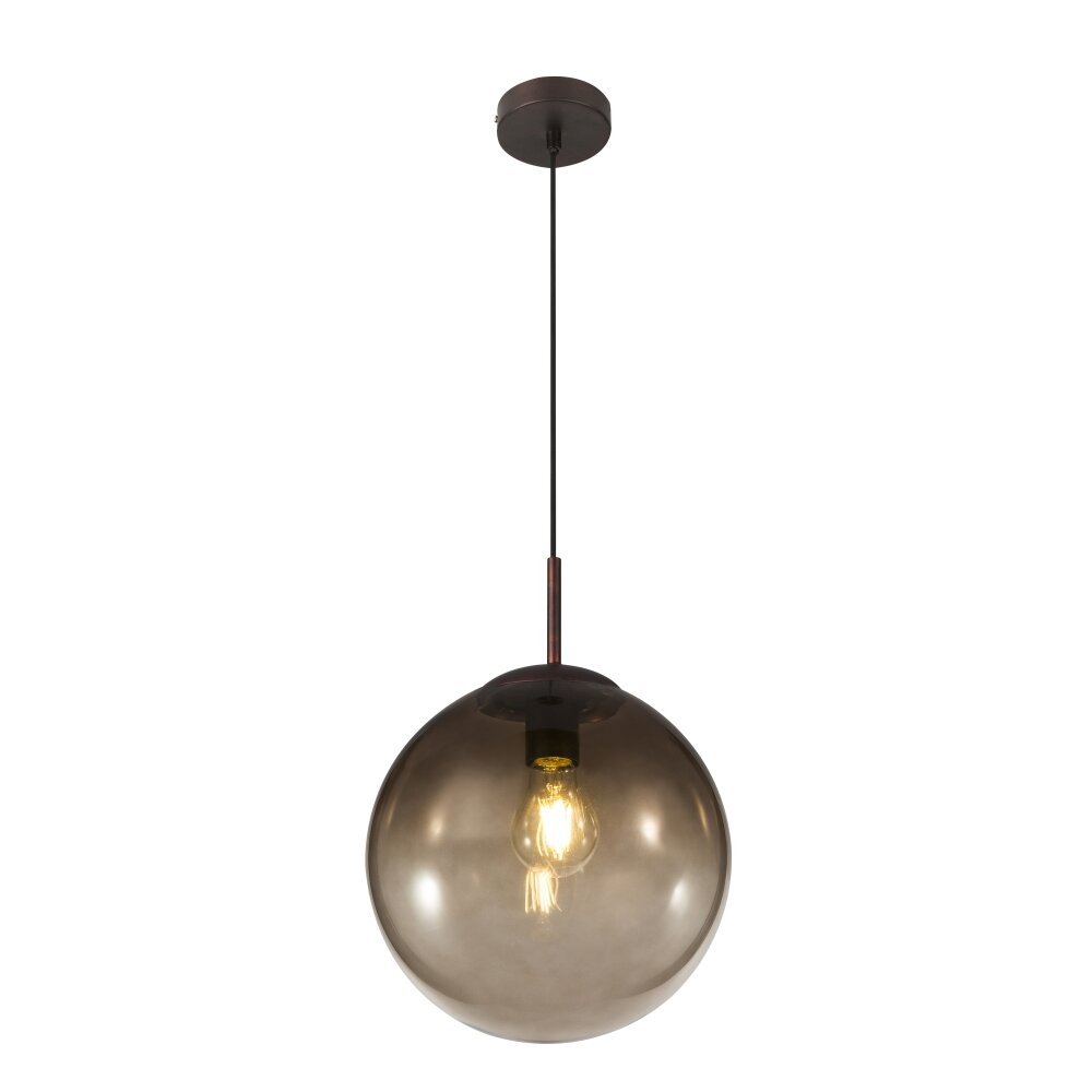 Suspension Globo VARUS Brun, 1 lumière main product photo