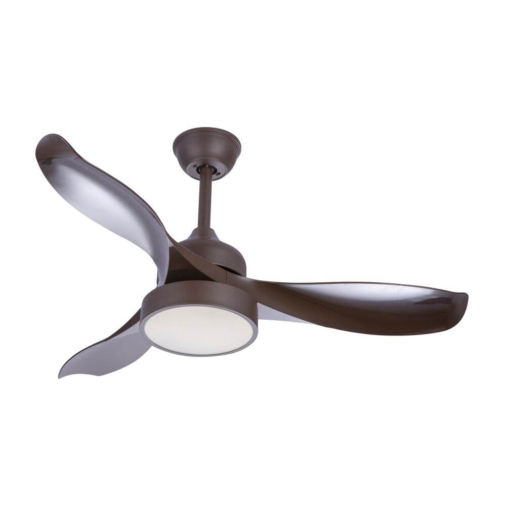 Ventilateur Globo RAMONA LED Noir, 1 lumière, Télécommandes main product photo