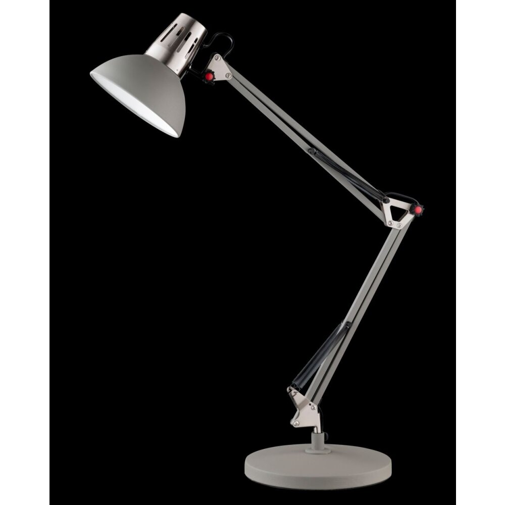 Lampe à poser Honsel Pit Gris, Nickel mat, 1 lumière main product photo