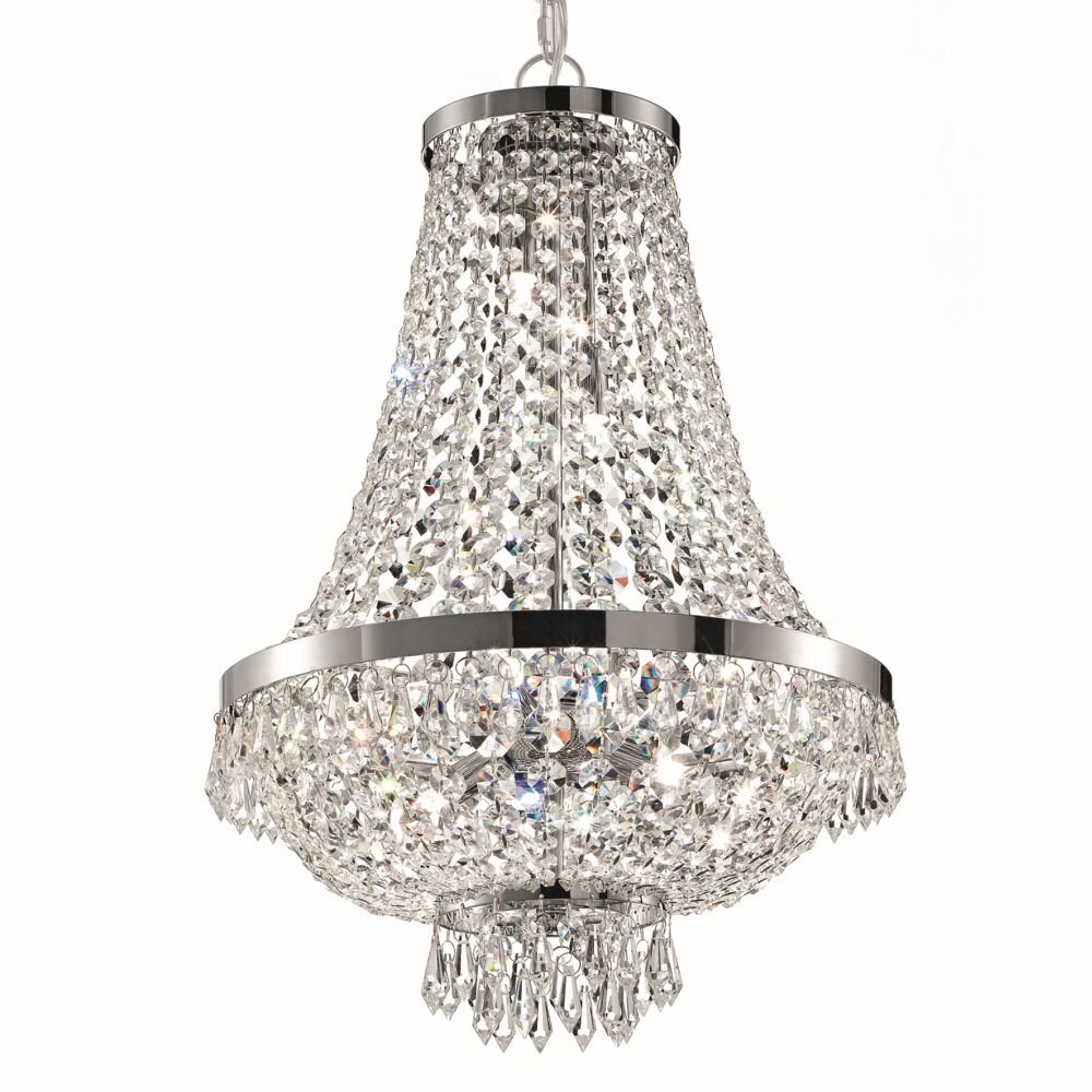 Suspension Ideal Lux CAESAR Chrome, 9 lumières main product photo
