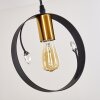 Suspension Leentje Noir doré, 1 lumière