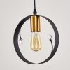 Suspension Leentje Noir doré, 1 lumière