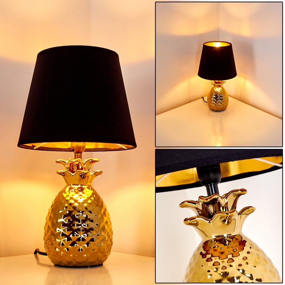 Lampe à poser Pina Or, 1 lumière main product photo