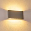 Applique murale d'extérieur Tinglev LED Gris, 2 lumières