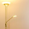 Lampadaire Biot LED Laiton, 2 lumières