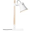 Lampe de table Brilliant Plow Bois clair, Blanc, 1 lumière