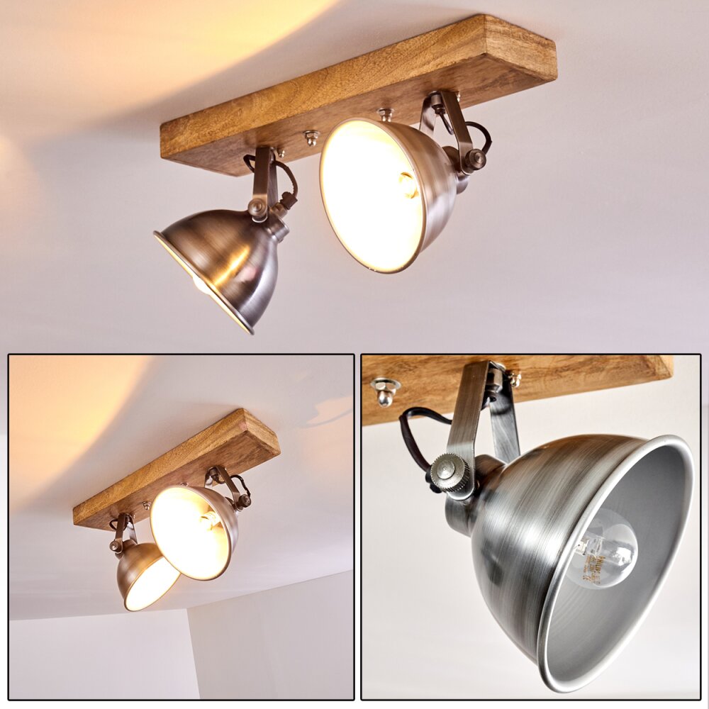 Plafonnier Svanfolk Bois clair, 2 lumières main product photo
