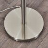 Lampadaire Bernado Nickel mat, 6 lumières