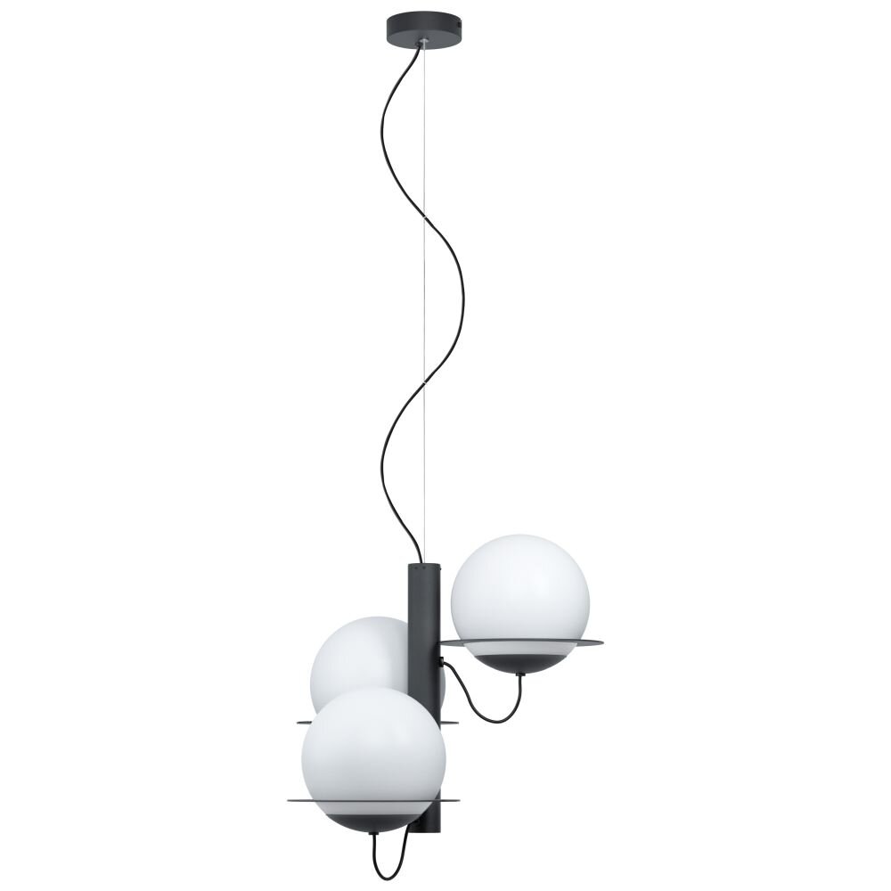 Suspension EGLO SABALETE Noir, 3 lumières main product photo
